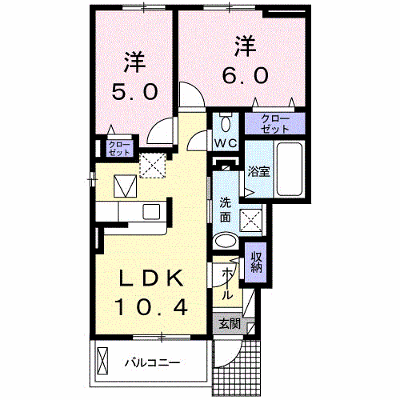 マリアージュ 101【管理NO：1-024481102-01010】 ★家具家電は申し込み後に搬入します★ ★2026年12月上旬入居可能★の外観画像