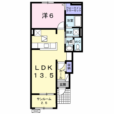 カーサ・キアーロⅡ 102【管理NO：1-020724202-01020】 ★家具家電は申し込み後に搬入します★ ★2026年12月中旬入居可能★の外観画像