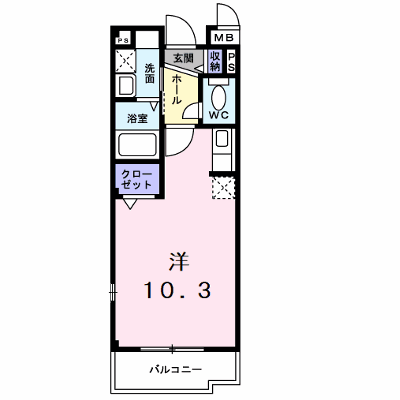 グラシオッソ　Ｆ 205【管理NO：1-012814101-02050】 ★家具家電は申し込み後に搬入します★ ★2026年11月下旬入居可能★の外観画像