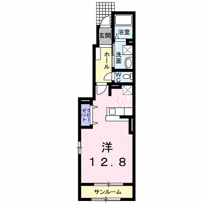 ロビン 105【管理NO：1-016877601-01050】 ★家具家電は申し込み後に搬入します★ ★2026年11月中旬入居可能★の外観画像