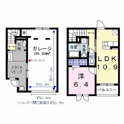 ベルシェールⅠ 103【管理NO：1-027239901-01030】 ★家具家電は申し込み後に搬入します★ ★2026年12月中旬入居可能★の外観画像