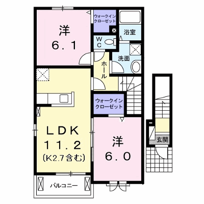 ルミナス・Ｍ 201【管理NO：1-019830601-02010】 ★家具家電は申し込み後に搬入します★ ★2027年01月中旬入居可能★の外観画像