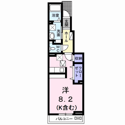 エレガント神谷原 103【管理NO：1-023686601-01030】 ★家具家電は申し込み後に搬入します★ ★2026年12月上旬入居可能★の外観画像