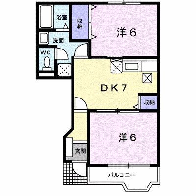 ウッディ森 102【管理NO：1-010830201-01020】 ★家具家電は申し込み後に搬入します★ ★2026年12月中旬入居可能★の外観画像