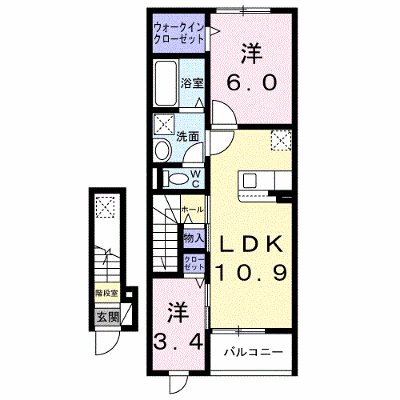 ＮＸＴグランツかさい 203【管理NO：1-028851401-02030】 ★家具家電は申し込み後に搬入します★ ★2027年03月上旬入居可能★の外観画像
