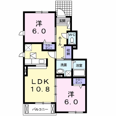 ベルソレイユＡ 105【管理NO：1-018717801-01040】 ★家具家電は申し込み後に搬入します★ ★2026年11月下旬入居可能★の外観画像