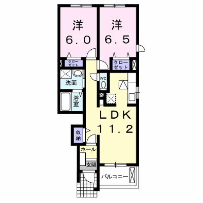 ラ・カーサ 105【管理NO：1-016149301-01040】 ★家具家電は申し込み後に搬入します★ ★2026年12月中旬入居可能★の外観画像