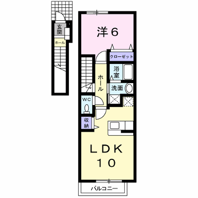 プリマヴェーラⅡ番館 202【管理NO：1-014687102-02020】 ★家具家電は申し込み後に搬入します★ ★2026年11月下旬入居可能★の外観画像