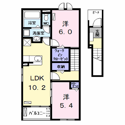 ルミナーレ　Ⅱ 202【管理NO：1-026734302-02020】 ★家具家電は申し込み後に搬入します★ ★2026年11月上旬入居可能★の外観画像