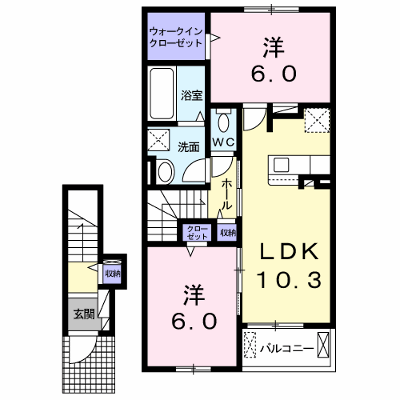コンソラータ 203【管理NO：1-026229901-02030】 ★家具家電は申し込み後に搬入します★ ★2026年10月下旬入居可能★の外観画像
