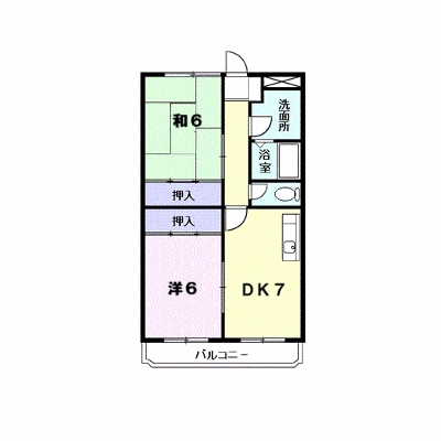 サンライズマンション 201【管理NO：1-001185201-02010】 ★家具家電は申し込み後に搬入します★ ★2026年11月中旬入居可能★の外観画像