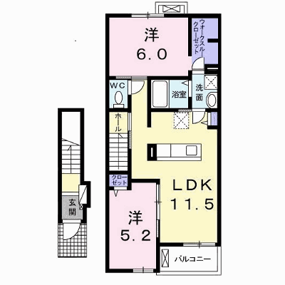 ルナ・ソレイユⅠ 202【管理NO：1-025266101-02020】 ★家具家電は申し込み後に搬入します★ ★2026年12月中旬入居可能★の外観画像