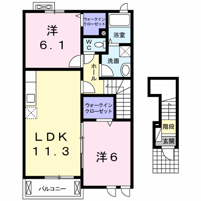 ランドマーク　２０１１　Ｂ 201【管理NO：1-016981302-02010】 ★家具家電は申し込み後に搬入します★ ★2027年01月下旬入居可能★の外観画像