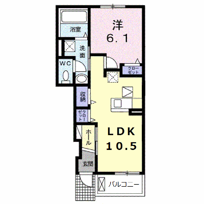 ミルト長浜Ａ棟 103【管理NO：1-024761501-01030】 ★家具家電は申し込み後に搬入します★ ★2026年11月下旬入居可能★の外観画像