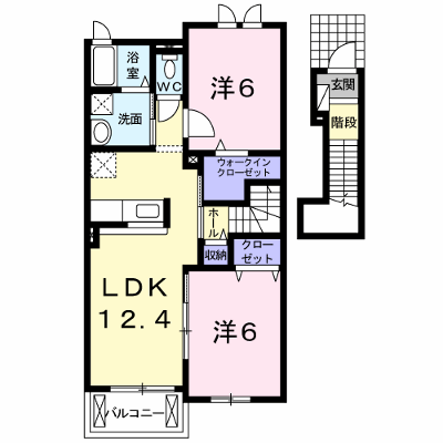 メゾンプラシード　Ⅱ 203【管理NO：1-015998302-02030】 ★家具家電は申し込み後に搬入します★ ★2026年12月上旬入居可能★の外観画像