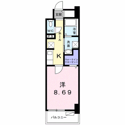 クラール上福岡 106【管理NO：1-024296001-01060】 ★家具家電は申し込み後に搬入します★ ★2026年12月中旬入居可能★の外観画像