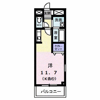 エテルノ・ネイブル 201【管理NO：1-012566901-02010】 ★家具家電は申し込み後に搬入します★ ★2026年12月上旬入居可能★の外観画像