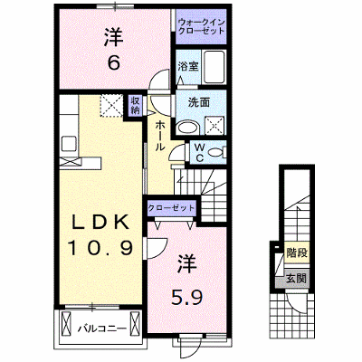 グラース・メゾン 202【管理NO：1-020708201-02020】 ★家具家電は申し込み後に搬入します★ ★2026年12月上旬入居可能★の外観画像