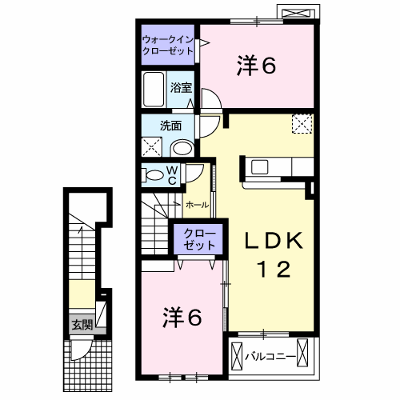 ジェントリーⅡ・Ｂ 202【管理NO：1-017979302-02020】 ★家具家電は申し込み後に搬入します★ ★2027年01月下旬入居可能★の外観画像