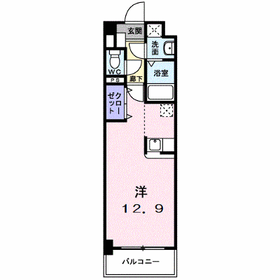 クラシオン・ルガール　イシカワ 407【管理NO：1-013284401-04060】 ★家具家電は申し込み後に搬入します★ ★2026年12月中旬入居可能★の外観画像