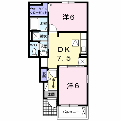 ヴェル　ドミ－ルＡ 104【管理NO：1-022436001-01040】 ★家具家電は申し込み後に搬入します★ ★2026年12月上旬入居可能★の外観画像