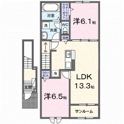 アベニューエース１ 203【管理NO：1-028672801-02030】 ★家具家電は申し込み後に搬入します★ ★2027年03月中旬入居可能★の外観画像