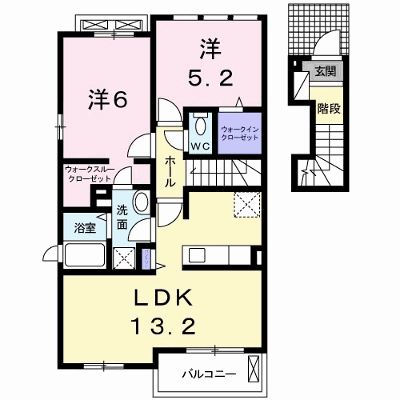 カレント大町Ⅱ 205【管理NO：1-024103702-02050】 ★家具家電は申し込み後に搬入します★ ★2026年12月中旬入居可能★の外観画像