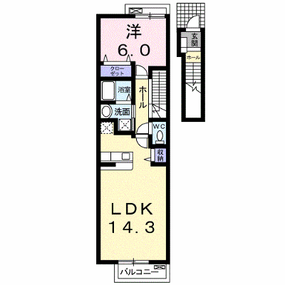 パインフィールド 202【管理NO：1-017146901-02020】 ★家具家電は申し込み後に搬入します★ ★2026年12月中旬入居可能★の外観画像