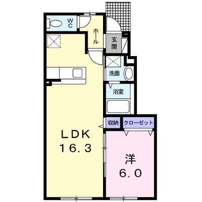 カーサ・リッカⅡ 104【管理NO：1-023751601-01040】 ★家具家電は申し込み後に搬入します★ ★2026年12月中旬入居可能★の外観画像