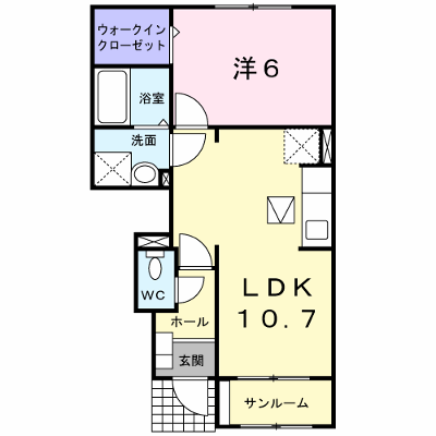 イースト・ネオⅡ 103【管理NO：1-013926702-01030】 ★家具家電は申し込み後に搬入します★ ★2026年11月上旬入居可能★の外観画像