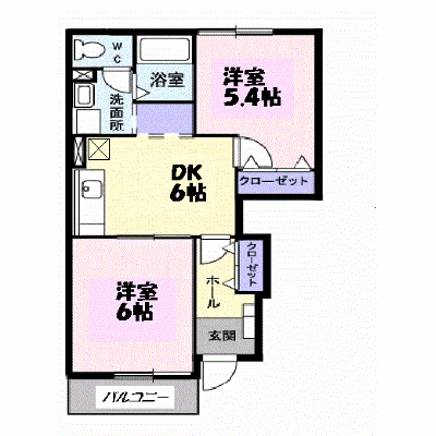 Ｒｏｓｅｍａｒｙ 102【管理NO：1-012272401-01020】 ★家具家電は申し込み後に搬入します★ ★2026年11月中旬入居可能★の外観画像