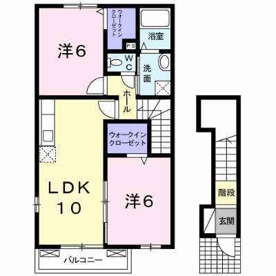 サンスクエアＢ 201【管理NO：1-016385502-02010】 ★家具家電は申し込み後に搬入します★ ★2026年12月中旬入居可能★の外観画像