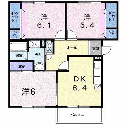 クリアヴィレッジＦ 101【管理NO：1-004759102-01010】 ★家具家電は申し込み後に搬入します★ ★2026年11月中旬入居可能★の外観画像