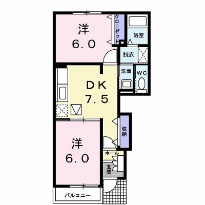 サンリット　Ⅰ 102【管理NO：1-013542401-01020】 ★家具家電は申し込み後に搬入します★ ★2027年01月上旬入居可能★の外観画像