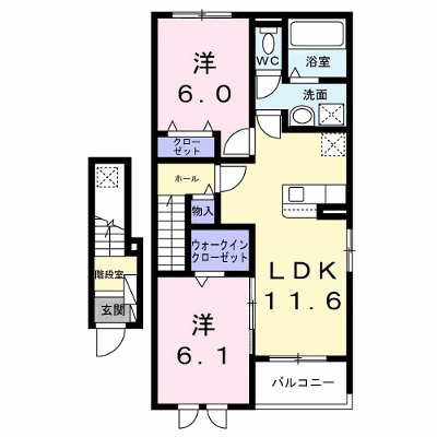ティアフォルクス 203【管理NO：1-028951801-02030】 ★家具家電は申し込み後に搬入します★ ★2027年04月上旬入居可能★の外観画像
