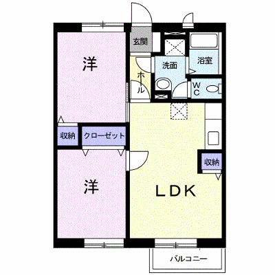 ローズレジデンスⅡ 203【管理NO：1-005534202-02030】 ★家具家電は申し込み後に搬入します★ ★2026年11月下旬入居可能★の外観画像