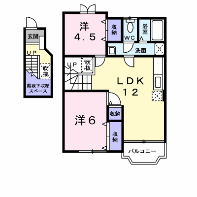 ライゼ・アルカンシエルＢ 202【管理NO：1-011269901-02020】 ★家具家電は申し込み後に搬入します★ ★2026年12月中旬入居可能★の外観画像