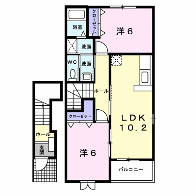 サンシャインⅡ 204【管理NO：1-014114402-02040】 ★家具家電は申し込み後に搬入します★ ★2026年12月中旬入居可能★の外観画像