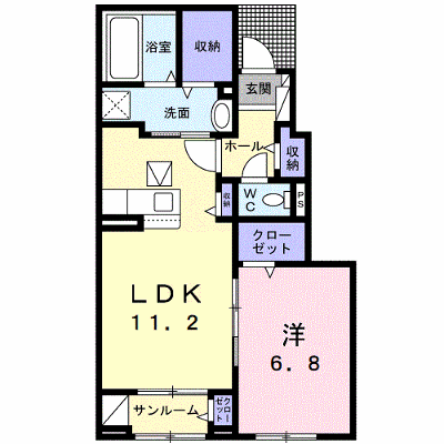 ブランノワール 102【管理NO：1-027810801-01020】 ★家具家電は申し込み後に搬入します★ ★2026年11月中旬入居可能★の外観画像