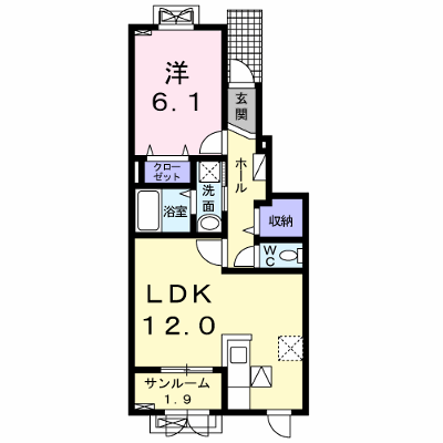 アルタイル・Ｋ　Ⅰ 103【管理NO：1-021090101-01030】 ★家具家電は申し込み後に搬入します★ ★2026年11月下旬入居可能★の外観画像