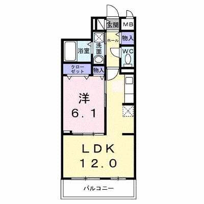 クラリエートⅡ 203【管理NO：1-027869901-02030】 ★家具家電は申し込み後に搬入します★ ★2026年12月上旬入居可能★の外観画像