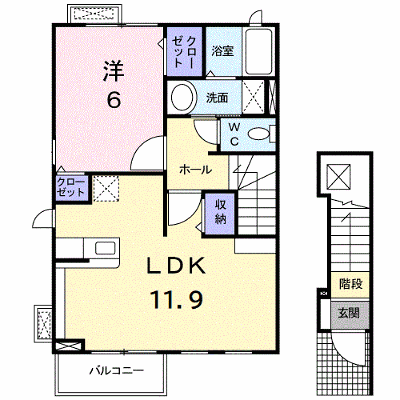 マンダリン　ヴィル　Ⅰ 201【管理NO：1-015715301-02010】 ★家具家電は申し込み後に搬入します★ ★2026年12月上旬入居可能★の外観画像