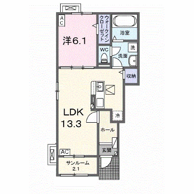 ベルファミーユ　Ⅷ 101【管理NO：1-027254002-01010】 ★家具家電は申し込み後に搬入します★ ★2026年12月中旬入居可能★の外観画像