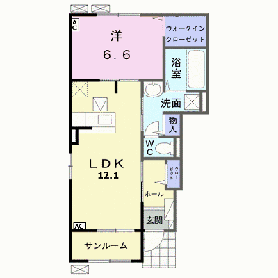 サン・カメリアⅡ 101【管理NO：1-024563102-01010】 ★家具家電は申し込み後に搬入します★ ★2026年11月下旬入居可能★の外観画像
