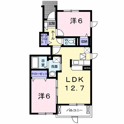 グランツ荒田 101【管理NO：1-015882001-01010】 ★家具家電は申し込み後に搬入します★ ★2026年12月中旬入居可能★の外観画像