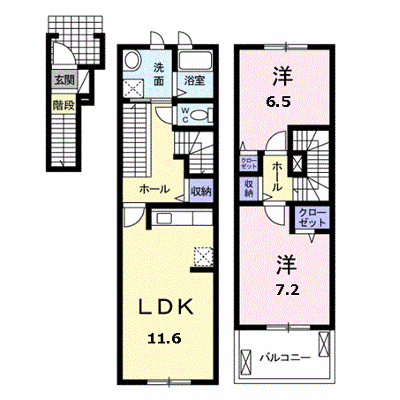 マタン　ブリエⅢ 207【管理NO：1-016950101-02060】 ★家具家電は申し込み後に搬入します★ ★2026年12月上旬入居可能★の外観画像