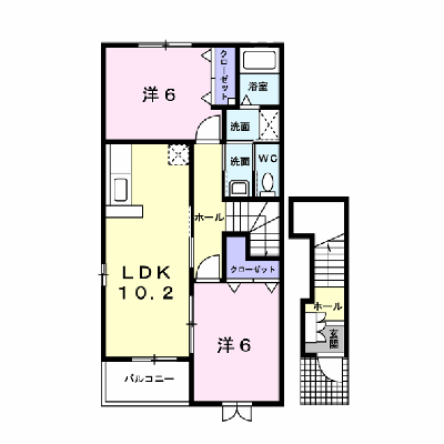 サニースクエアＡ 201【管理NO：1-013017701-02010】 ★家具家電は申し込み後に搬入します★ ★2026年12月上旬入居可能★の外観画像