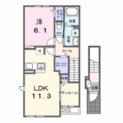 コンフォート 201【管理NO：1-027471901-02010】 ★家具家電は申し込み後に搬入します★ ★2026年10月下旬入居可能★の外観画像