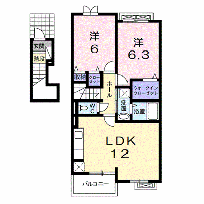 グランビュー地蔵 201【管理NO：1-017975201-02010】 ★家具家電は申し込み後に搬入します★ ★2026年12月上旬入居可能★の外観画像