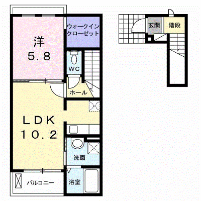 クレードルⅡ 202【管理NO：1-017159401-02020】 ★家具家電は申し込み後に搬入します★ ★2026年11月上旬入居可能★の外観画像